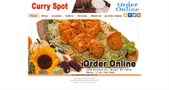 Desktop Screenshot of curryspotbronx.com